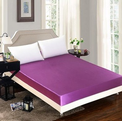 Summer ice silk silk silk bed solid color bed cover bed package bed cover special pillowcase - Shandi Shop Shandi Shop