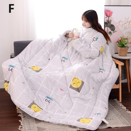 Winter Lazy Quilt with Sleeves - Shandi Shop Shandi Shop