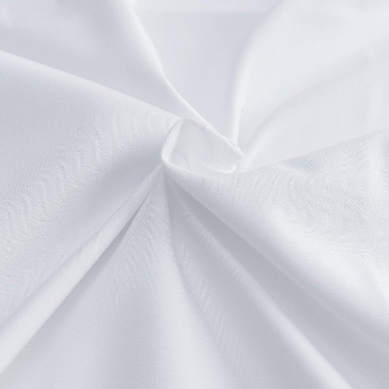Standard White Bed Pure White Bed Sheet Cotton Single Bed Sheet - Shandi Shop Shandi Shop
