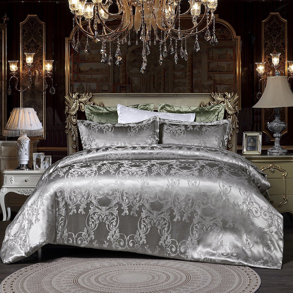 Jacquard duvet cover set - Shandi Shop Shandi Shop