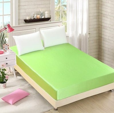 Summer ice silk silk silk bed solid color bed cover bed package bed cover special pillowcase - Shandi Shop Shandi Shop