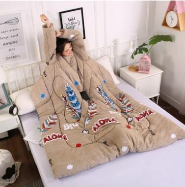 Winter Lazy Quilt with Sleeves - Shandi Shop Shandi Shop