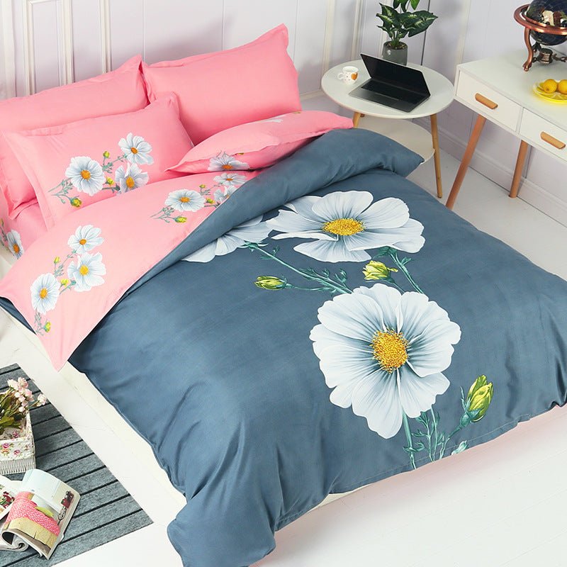 Four - piece sanded bed sheet - Shandi Shop Shandi Shop
