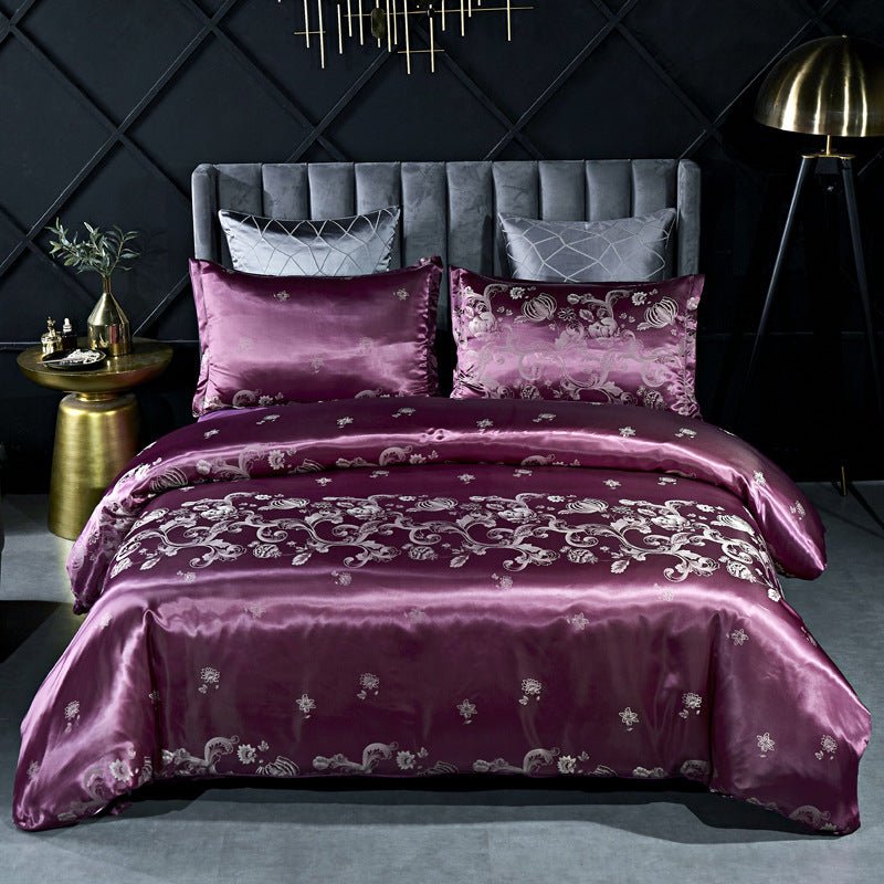 Jacquard duvet cover set - Shandi Shop Shandi Shop