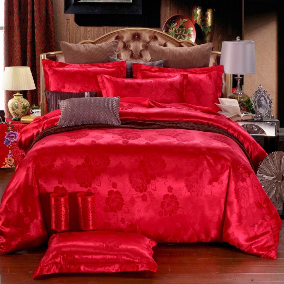 Jacquard duvet cover set - Shandi Shop Shandi Shop