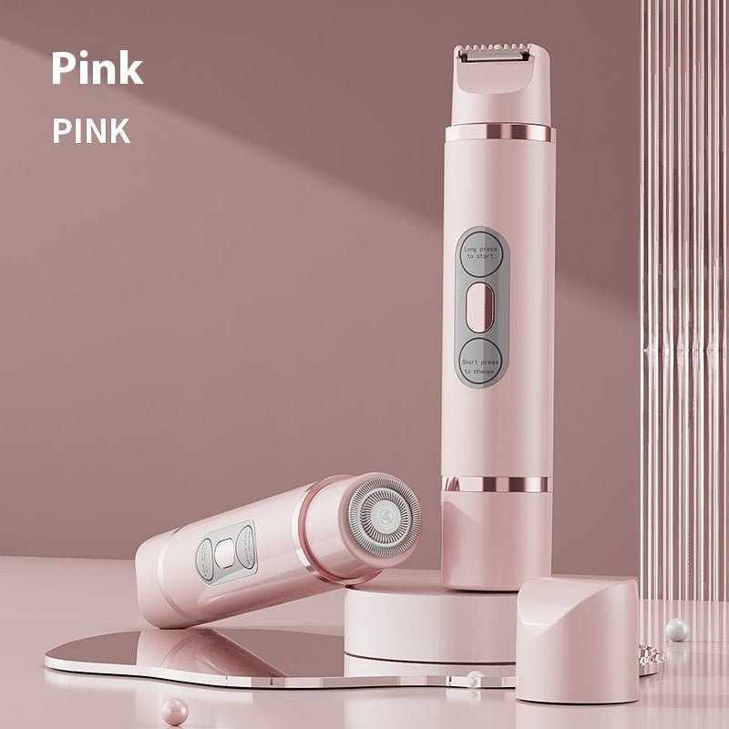 Dual - Head Electric Shaver Painless Women's Epilator Bikini Hair Removal Device Automatic Hair Trimmer Underarm Facial Lips Leg - Shandi Shop Shandi Shop