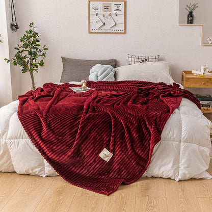 Single layer blanket milk fleece blanket - Shandi Shop Shandi Shop