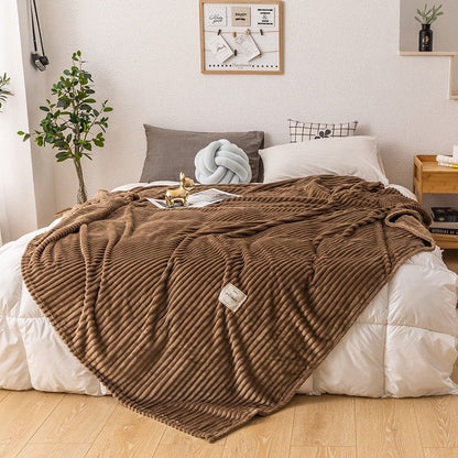 Single layer blanket milk fleece blanket - Shandi Shop Shandi Shop