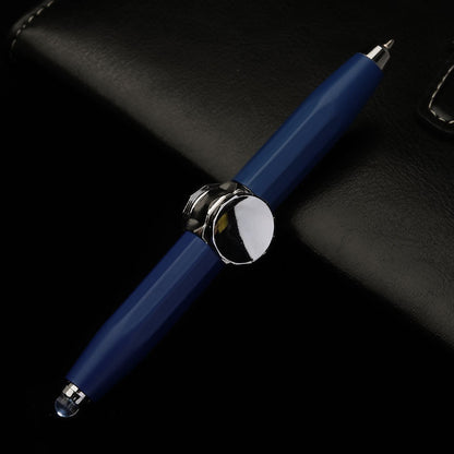 Creative Multi - Function LED Pen Spinning Decompression Gyro Metal Ballpoint Pen Fashion Office School Supplies Writing Pens - Shandi Shop Shandi Shop