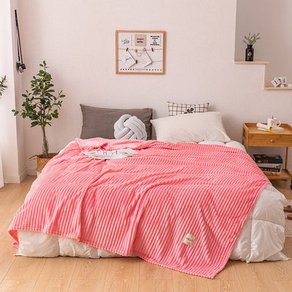Single layer blanket milk fleece blanket - Shandi Shop Shandi Shop