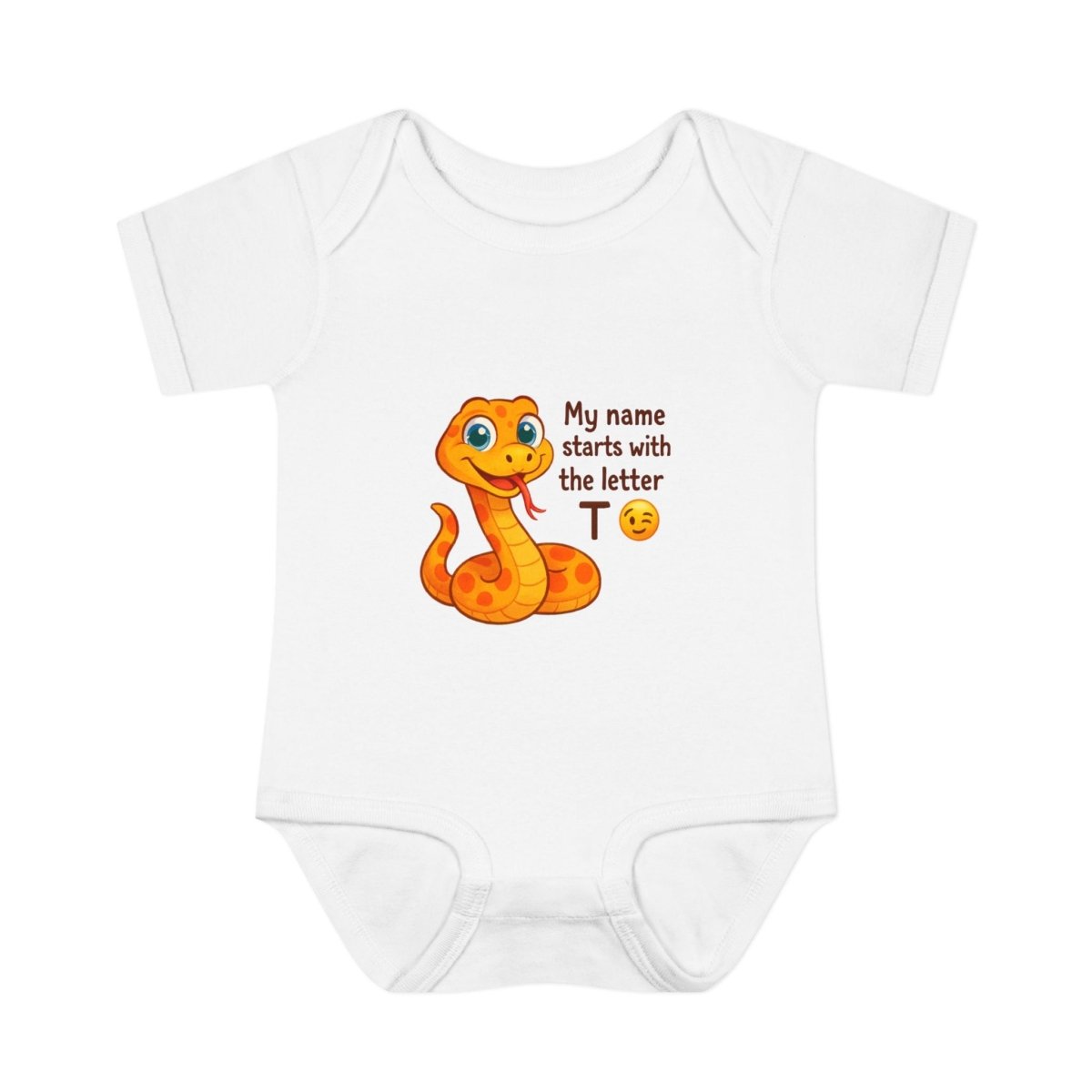 Baby Bodysuit My Name Starts with T Gift Baby Shower Outfit - Shandi Shop Shandi Shop