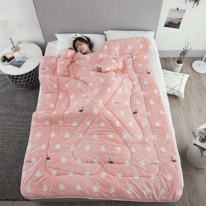 Winter Lazy Quilt with Sleeves - Shandi Shop Shandi Shop