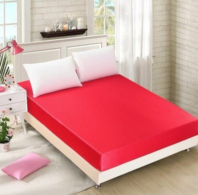 Summer ice silk silk silk bed solid color bed cover bed package bed cover special pillowcase - Shandi Shop Shandi Shop