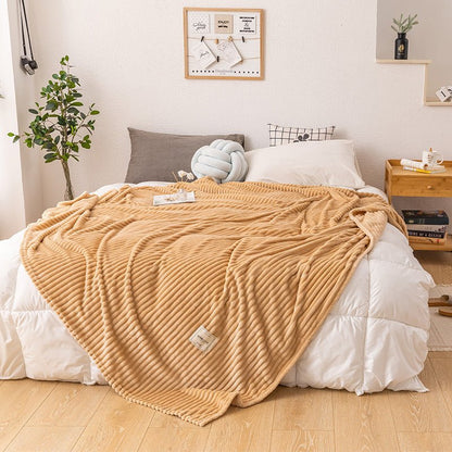 Single layer blanket milk fleece blanket - Shandi Shop Shandi Shop