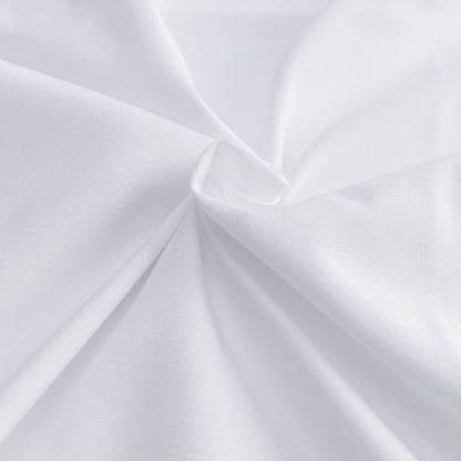 Standard White Bed Pure White Bed Sheet Cotton Single Bed Sheet - Shandi Shop Shandi Shop