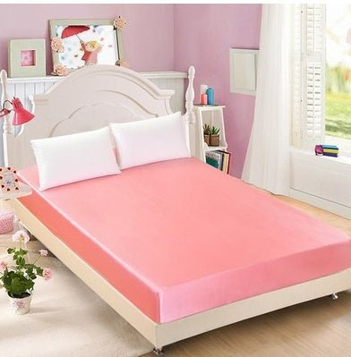 Summer ice silk silk silk bed solid color bed cover bed package bed cover special pillowcase - Shandi Shop Shandi Shop