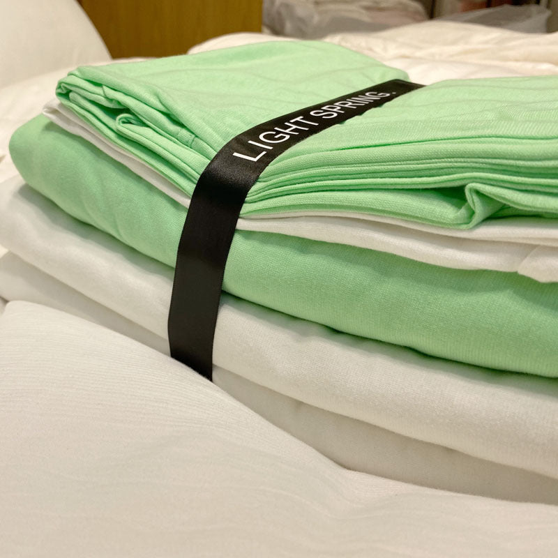 Fashionable Simple Hit Pigment Color Bed Sheet Bed Sheet - Shandi Shop Shandi Shop