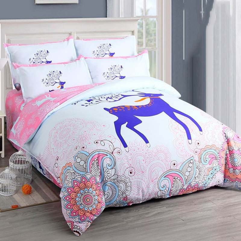 Four - piece sanded bed sheet - Shandi Shop Shandi Shop