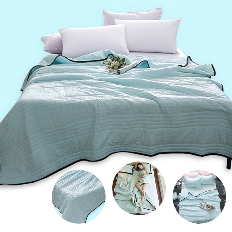 CoolWave Cooling Blanket - Lightweight Pure Color Summer Quilt for Ultimate Comfort - Shandi Shop Shandi Shop