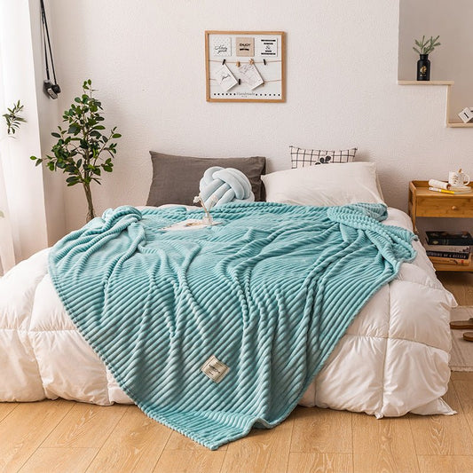 Single layer blanket milk fleece blanket - Shandi Shop Shandi Shop