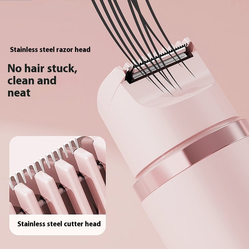 Dual - Head Electric Shaver Painless Women's Epilator Bikini Hair Removal Device Automatic Hair Trimmer Underarm Facial Lips Leg - Shandi Shop Shandi Shop