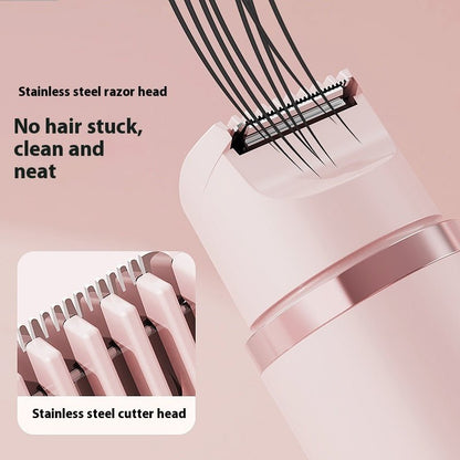 Dual - Head Electric Shaver Painless Women's Epilator Bikini Hair Removal Device Automatic Hair Trimmer Underarm Facial Lips Leg - Shandi Shop Shandi Shop