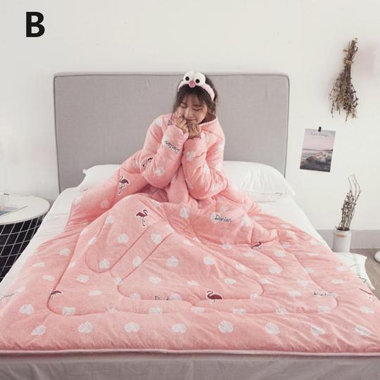 Winter Lazy Quilt with Sleeves - Shandi Shop Shandi Shop