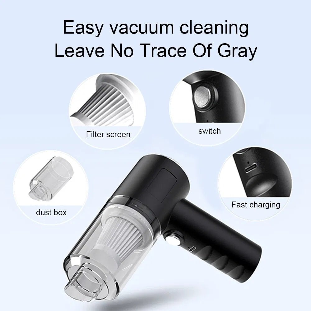 120W Cordless Handheld Vacuum Cleaner Small Mini Portable Car Auto Home Wireless - Shandi Shop Shandi Shop
