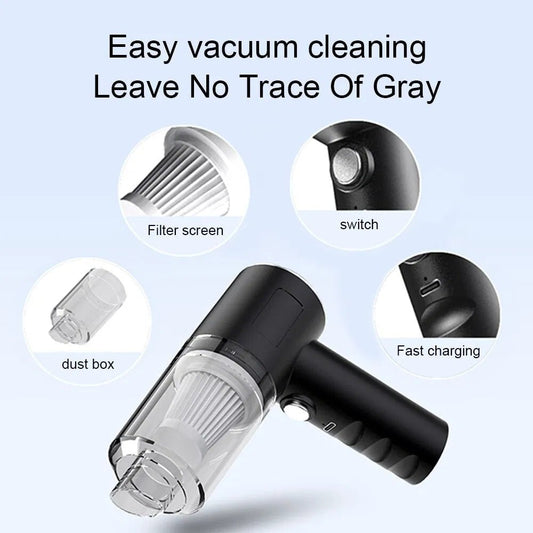 120W Cordless Handheld Vacuum Cleaner Small Mini Portable Car Auto Home Wireless - Shandi Shop Shandi Shop