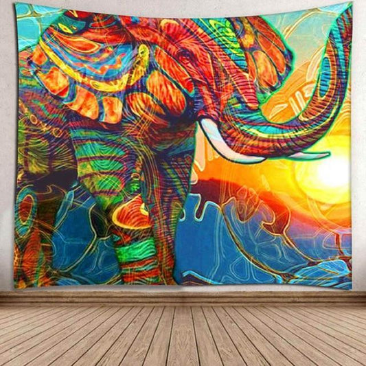 Sunshine Elephant Tapestry Home Art Decoration - Shandi Shop Shandi Shop