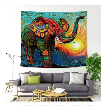Sunshine Elephant Tapestry Home Art Decoration - Shandi Shop Shandi Shop