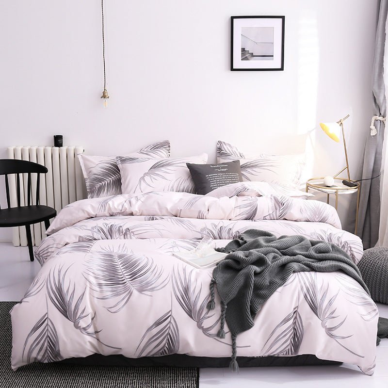 Quilt Duvet Cover 2 Pillow Cases 50x70cm Bedding Sets 3 Pcs - Shandi Shop Shandi Shop