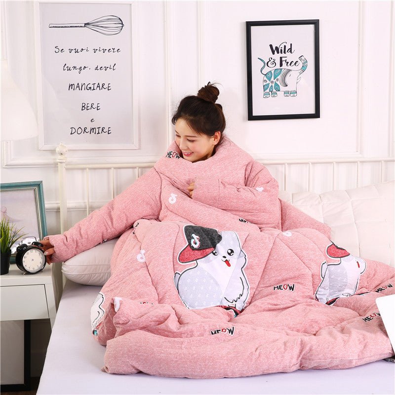 Winter Lazy Quilt with Sleeves - Shandi Shop Shandi Shop