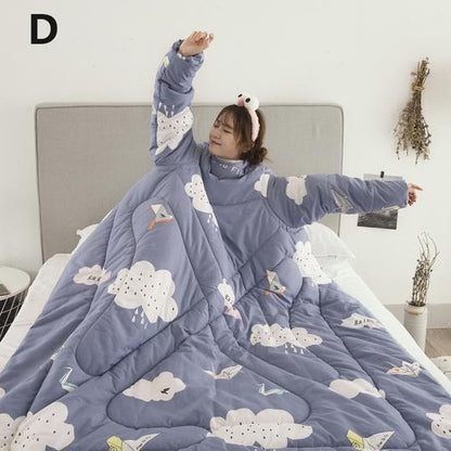 Winter Lazy Quilt with Sleeves - Shandi Shop Shandi Shop