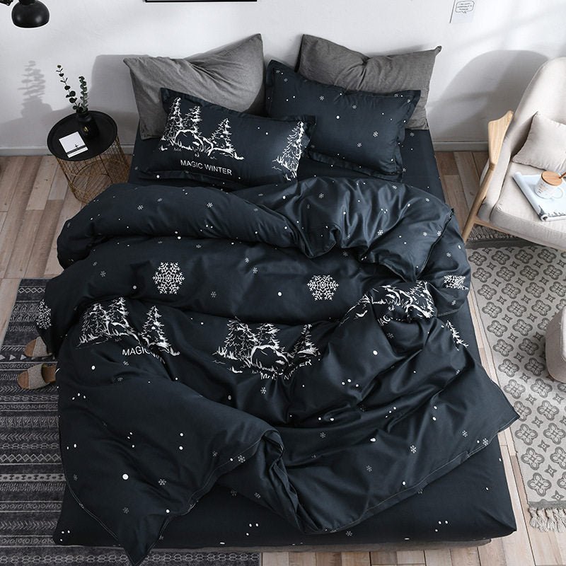 Bed sheets set quilt duvet cover bedding 4 sets - Shandi Shop Shandi Shop