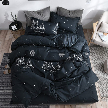 Bed sheets set quilt duvet cover bedding 4 sets - Shandi Shop Shandi Shop