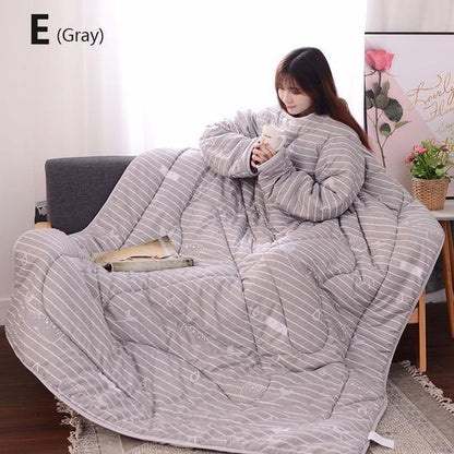 Winter Lazy Quilt with Sleeves - Shandi Shop Shandi Shop