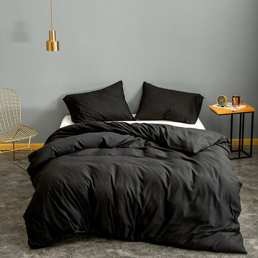 Fashion Home Textile Single Product Bedding Brushed Solid Color Quilt Cover - Shandi Shop Shandi Shop