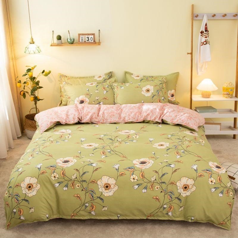 Cover Set Bed Cotton Quilt Bedsheet Bedding Duvet Fitted - Shandi Shop Shandi Shop