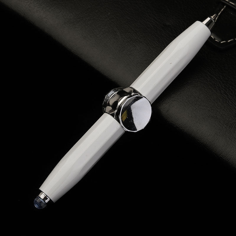 Creative Multi - Function LED Pen Spinning Decompression Gyro Metal Ballpoint Pen Fashion Office School Supplies Writing Pens - Shandi Shop Shandi Shop