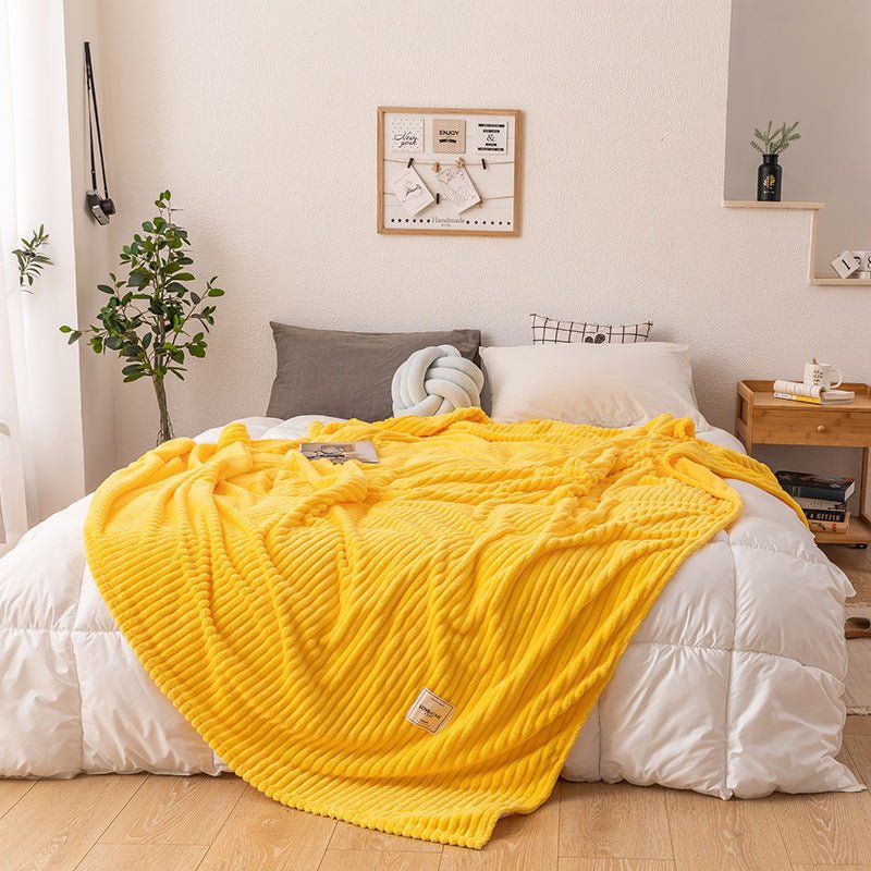 Single layer blanket milk fleece blanket - Shandi Shop Shandi Shop