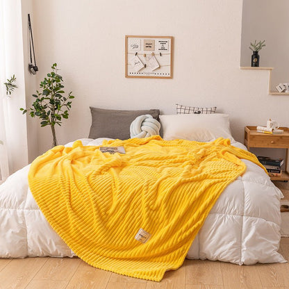 Single layer blanket milk fleece blanket - Shandi Shop Shandi Shop