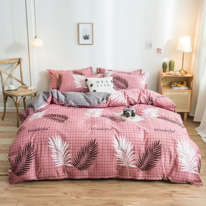 Cover Set Bed Cotton Quilt Bedsheet Bedding Duvet Fitted - Shandi Shop Shandi Shop