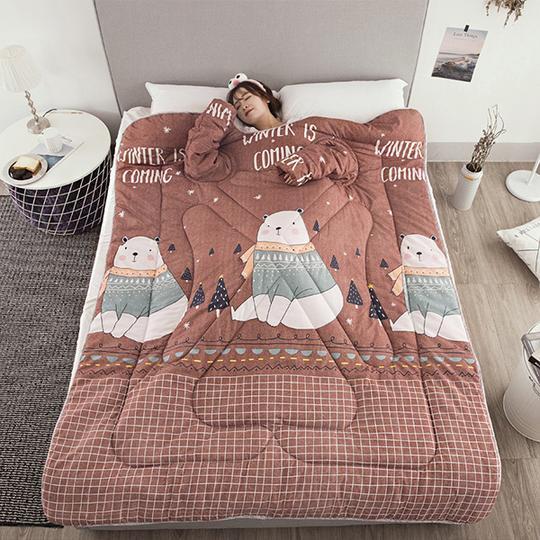 Winter Lazy Quilt with Sleeves - Shandi Shop Shandi Shop