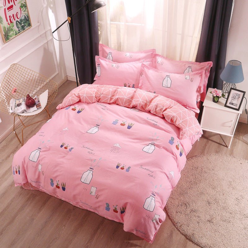 Home Textiles Four - piece Cotton Set Bedding - Shandi Shop Shandi Shop