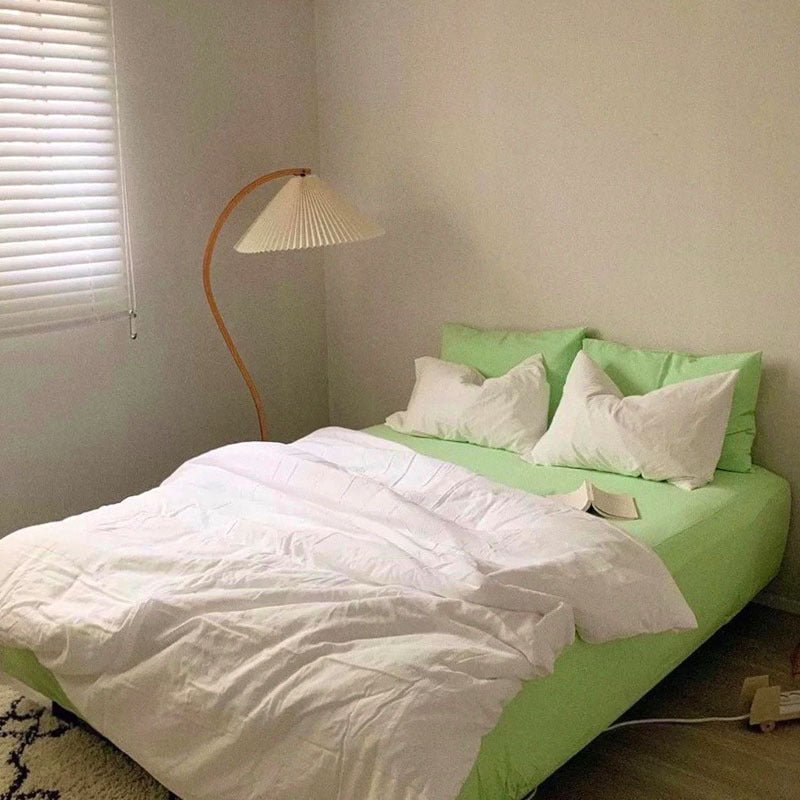 Fashionable Simple Hit Pigment Color Bed Sheet Bed Sheet - Shandi Shop Shandi Shop