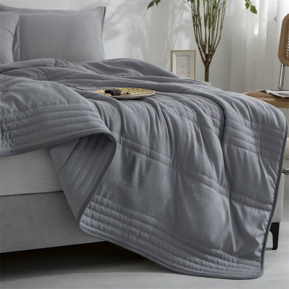 CoolWave Cooling Blanket - Lightweight Pure Color Summer Quilt for Ultimate Comfort - Shandi Shop Shandi Shop