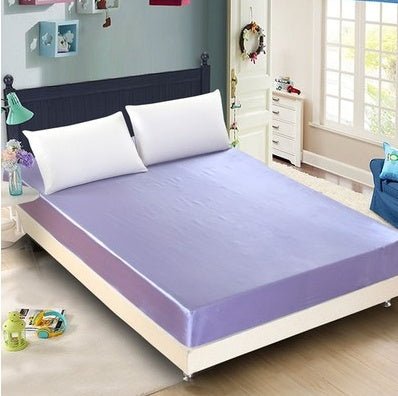 Summer ice silk silk silk bed solid color bed cover bed package bed cover special pillowcase - Shandi Shop Shandi Shop