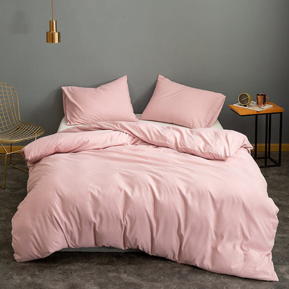 Fashion Home Textile Single Product Bedding Brushed Solid Color Quilt Cover - Shandi Shop Shandi Shop