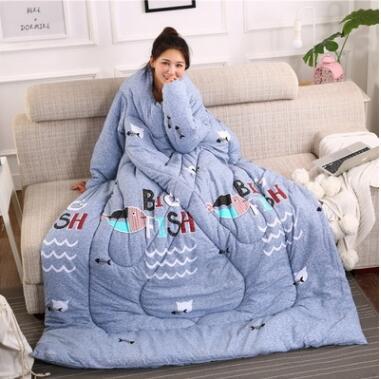 Winter Lazy Quilt with Sleeves - Shandi Shop Shandi Shop